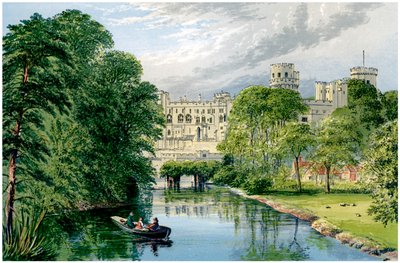 Château de Warwick, Warwickshire, demeure du comte de Warwick, vers 1880 - Unbekannt