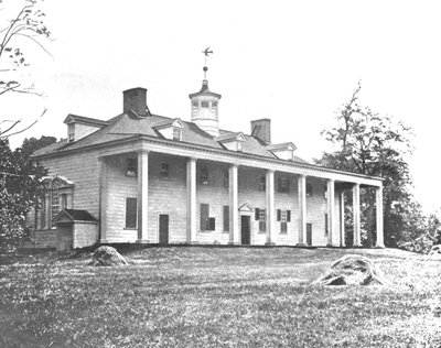 Maison de Washington, Mount Vernon, Virginie, États-Unis, vers 1900 - Unbekannt