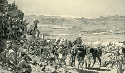 Regardant la déroute des forces afghanes depuis la montagne Bab Wali, 1er septembre 1880, 1901 - Unbekannt