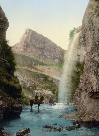 Cascade près de Kislovodsk, Russie, vers 1895 - Unbekannt