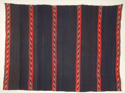 Couverture avec rayures Moki Moqui, 1865-1875 - Unbekannt