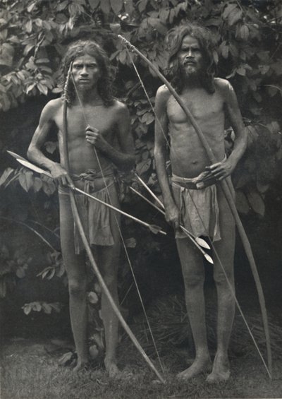 Wedda avec arc et flèches, 1926 - Unbekannt