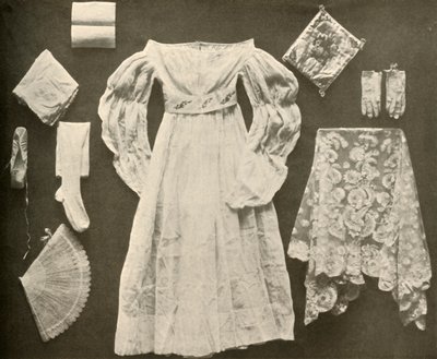 Costume de mariage de Mlle Sara Hayes, de Philadelphie, vers 1750 - Unbekannt