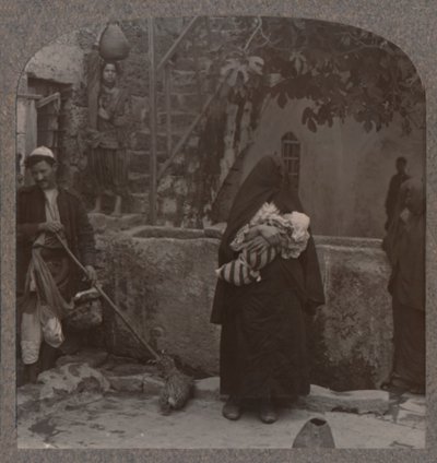 Puits près de la maison de Peter, Jaffa, vers 1900 - Unbekannt