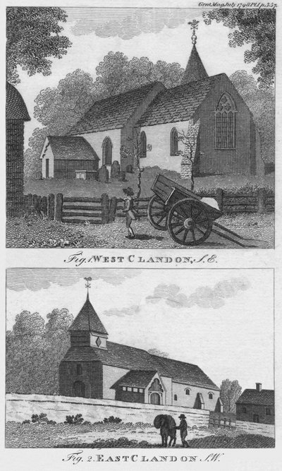 West Clandon et East Clandon, 1798 - Unbekannt