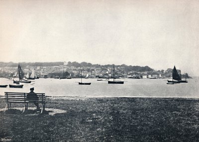 West Cowes - Vue depuis East Cowes, 1895 - Unbekannt