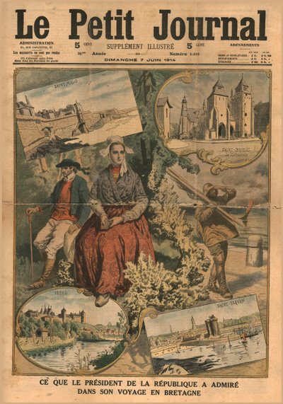 Ce que le président a admiré lors de son voyage en Bretagne, 1914 - Unbekannt