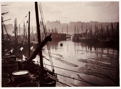 Port de Whitby à marée basse - Unbekannt