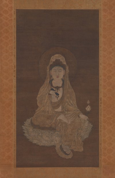 Kannon en robe blanche, 13e siècle - Unbekannt