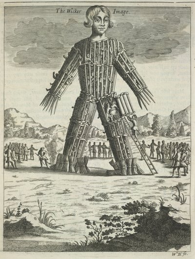 Homme en osier de Britannia Antiqua Illustrata par Aylett Sammes, 1676 - Unbekannt