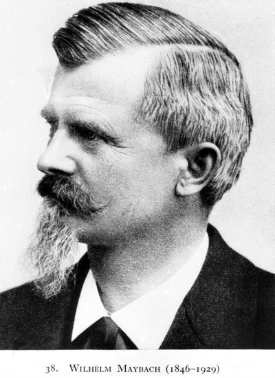Wilhelm Maybach, inventeur et concepteur de voitures allemand, vers 1900 - Unbekannt