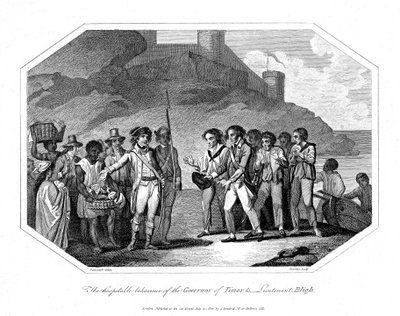 William Bligh, officier de la marine britannique reçu par le gouverneur de Timor, 14 juin 1789, 1802 - Unbekannt