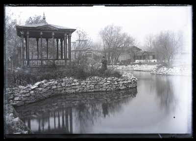 William Butler, principal du lycée Yeatman, prenant des photographies au parc Fairground - Unbekannt