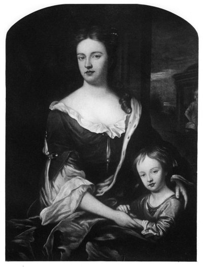 Guillaume, duc de Gloucester, avec sa mère, la reine Anne, 1907 - Unbekannt