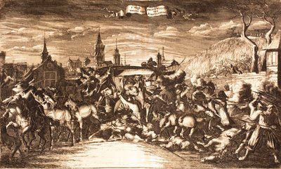 William Egon de Fürstenberg attaqué dans son carrosse à Cologne en 1674, 1675 - Unbekannt