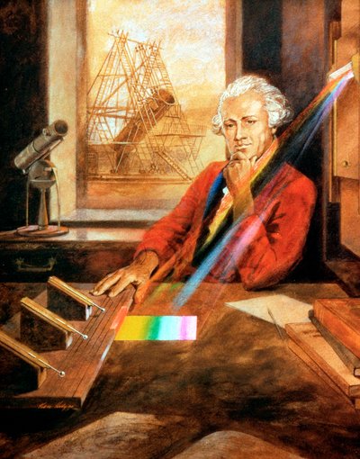William Herschel 1738-1822 astronome anglais d