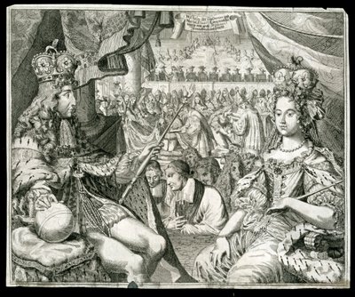 Guillaume III et Marie II, roi et reine de Grande-Bretagne et d