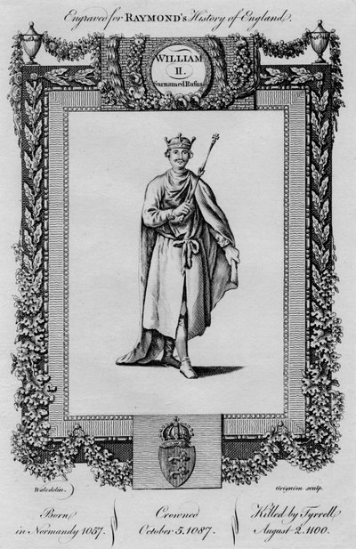 Guillaume II, surnommé Rufus, vers 1787 - Unbekannt