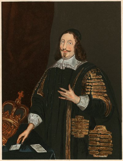 William Lenthall, parlementaire et avocat anglais du 17ème siècle, vers 1843 - Unbekannt