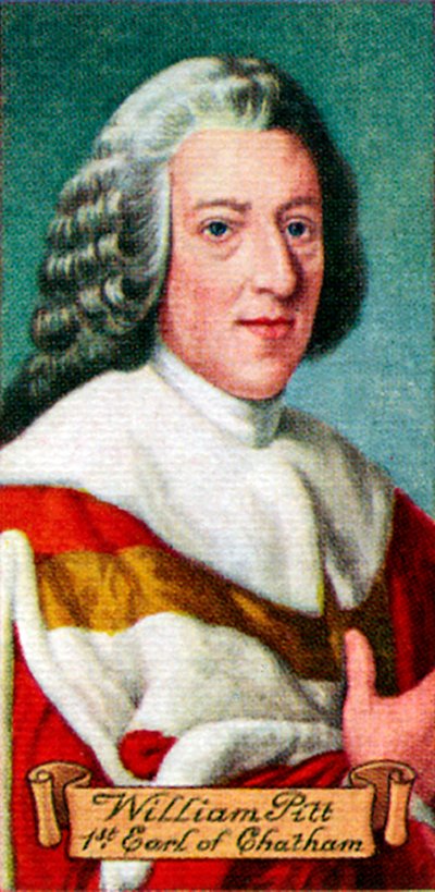 William Pitt, 1er comte de Chatham, tiré d
