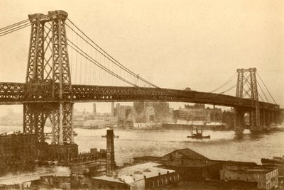Pont suspendu de Williamsburg, New York - Unbekannt