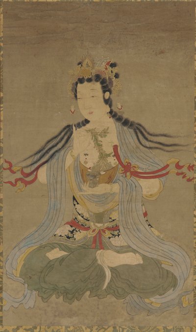 Guanyin à la branche de saule, dynastie Ming, XVIIe siècle - Unbekannt