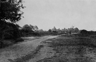 Wimbledon Common et le moulin à vent, vers 1900, 1912 - Unbekannt