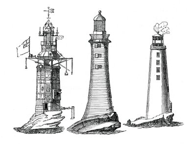 Phares de Winstanley, Smeaton et Rudyerd, 1833 - Unbekannt
