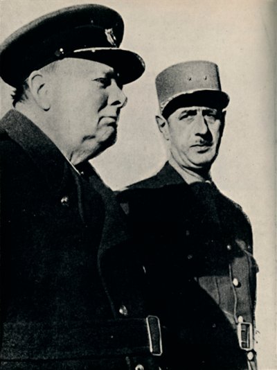 Winston Churchill et le général De Gaulle, juin 1940, 1945 - Unbekannt