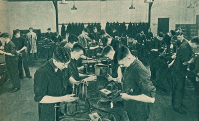 Atelier de mécaniciens opérateurs sans fil, 1940 - Unbekannt
