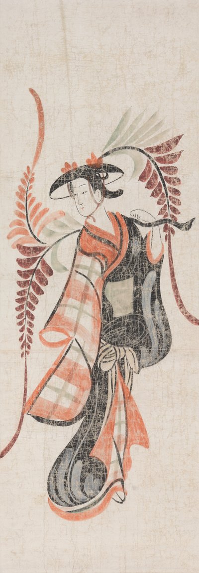 La Demoiselle de Glycine Fuji Musume, XVIIe siècle - Unbekannt