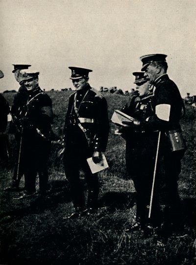 Avec le général French aux manœuvres de l