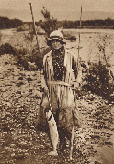 Avec une prise à Tokanu, Nouvelle-Zélande, vers 1927, 1937 - Unbekannt