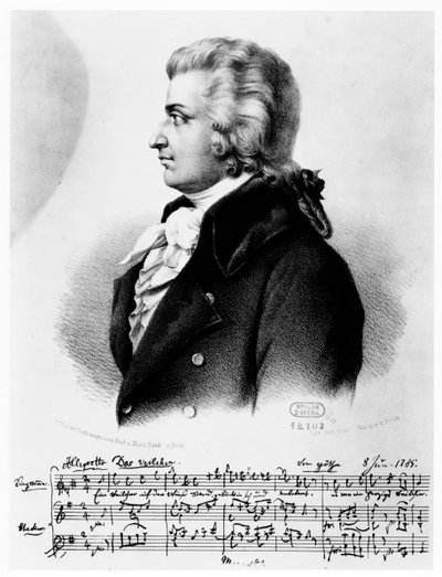 Wolfgang Amadeus Mozart 1756-1791 - Unbekannt