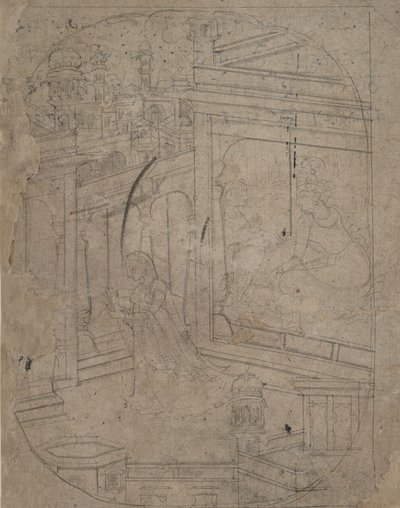 Femme quittant son amant, vers 1790-1820 - Unbekannt
