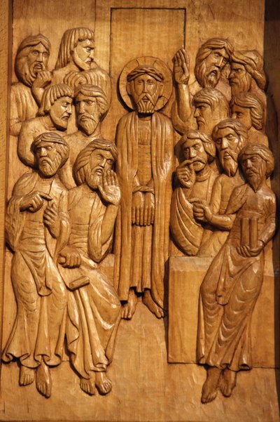 Sculpture en bois représentant Jésus-Christ attaché, Paris, France - Unbekannt