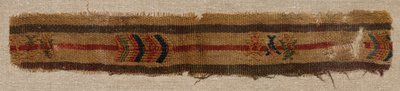 Broderie en laine, 700s - 800s - Unbekannt