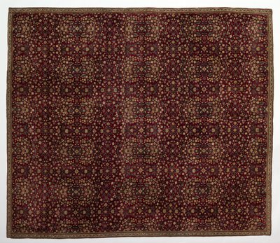 Tapis en laine avec décoration millefleurs, début des années 1600 - Unbekannt
