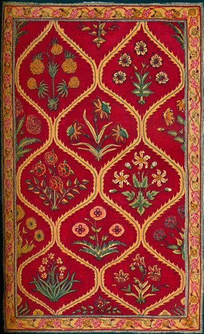 Tapis en laine. Fabrique royale indienne de Lahore, XVIIe siècle - Unbekannt