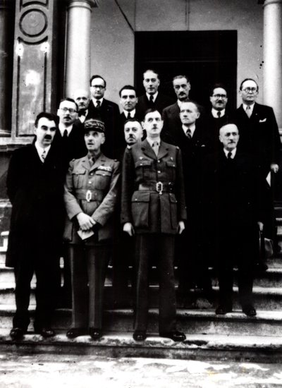 Seconde Guerre mondiale : De Gaulle avec le gouvernement français en exil en Algérie, 1943 - Unbekannt