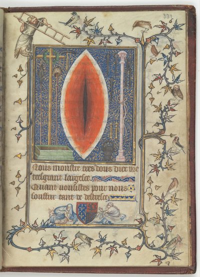 Blessure du Christ du Psautier et livre de prières de Bonne de Luxembourg, vers 1345 - Unbekannt