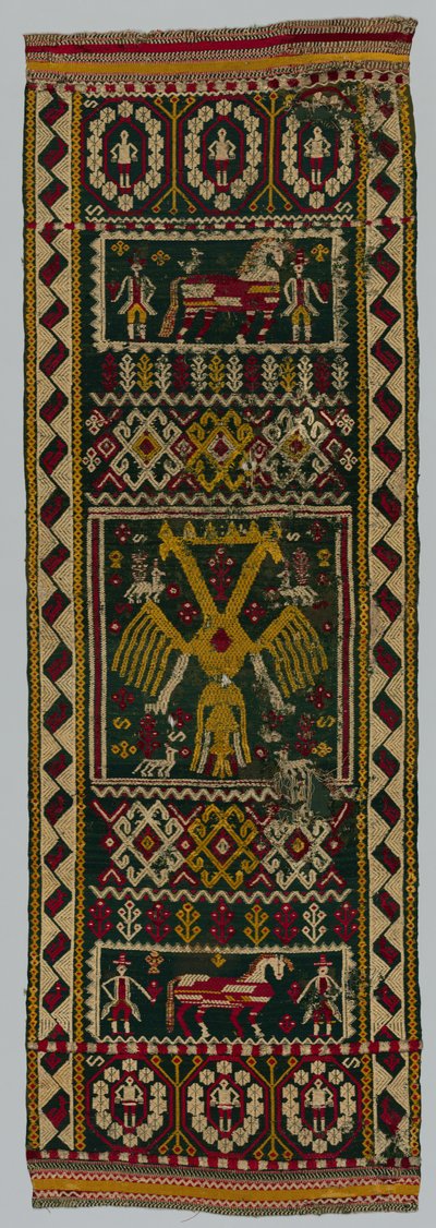 Coffre ou couverture de lit tissée, 1700s - Unbekannt