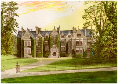 Abbaye de Wroxton, Oxfordshire, maison de la famille North, vers 1880 - Unbekannt