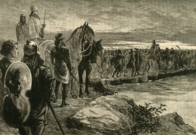 Xerxès traversant l