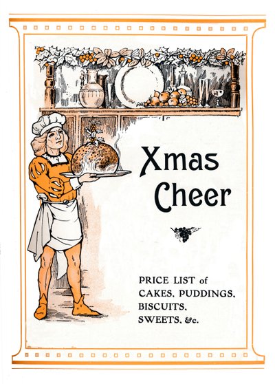 Joie de Noël - Liste de prix des gâteaux, puddings, biscuits, bonbons, etc., 1910 - Unbekannt