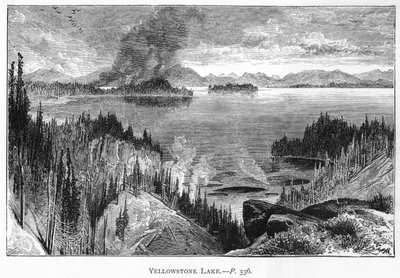 Lac Yellowstone, 19ème siècle - Unbekannt