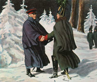 Rencontre de Yorck avec le général russe Diebitsch, 25 décembre 1812, 1936 - Unbekannt