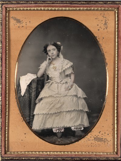 Jeune femme en culottes, vers 1855 - Unbekannt