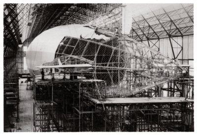 Zeppelin LZ 126 en construction, Friedrichshafen, Allemagne, 1924-1933 - Unbekannt