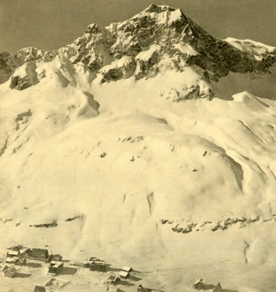 Zürs et le sommet Hasenfluh, Vorarlberg, Autriche, vers 1935 - Unbekannt